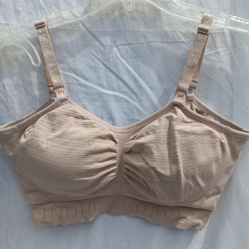 Kindred Bravely Pumping Nursing Bra Size Regular B-D small - appx cup size 30 32 - Picture 3 of 12